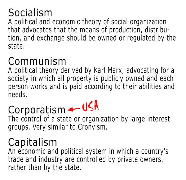 Political economic labels