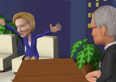 Hilary Clinton on Letterman – Alternate Future