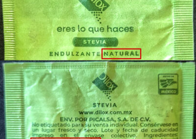 What is really in most “Stevia” packets?